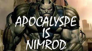 XMen Apocalypse is Nimrod marvel xmen comics biblestudy god [upl. by Lattie]