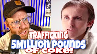 Smuggling 5 MILLION POUNDS of COCAINE Turning COKE to rubber Pieter Tritton 40YROFBZ Pod 123 [upl. by Radnaskela]