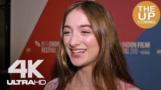 Raffey Cassidy on The Other Lamb female empowerment at London Film Festival premiere [upl. by Meghan654]