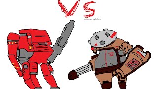 gutterman vs guttertank EPIC BATTLE [upl. by Aindrea]