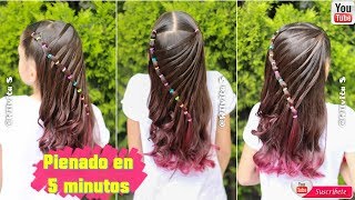 💕 PEINADO FÁCIL EN 5 MINUTOS • Easy 5 MINUTE Hairstyle  Wilvita 💕 [upl. by Nal491]