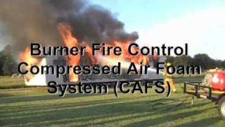 CAFS Compressed Air Foam Fire Fighting Systems Official Test Structural Fire [upl. by Mayda]