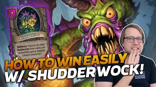 How To Win EASILY w Shudderwock  Hearthstone Battlegrounds  Savjz [upl. by Patrice505]