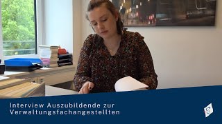 Interview Auszubildende zur Verwaltungsfachangestellten [upl. by Potts]