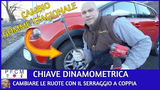 COME CAMBIARE UNA RUOTA CON IL SERRAGGIO A COPPIA✅USIAMO LA CHIAVE DINAMOMETRICA💪 FACILEVIDEO [upl. by Christiane]