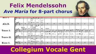 Mendelssohn  Ave maria op 23 no 2 [upl. by Enneira]