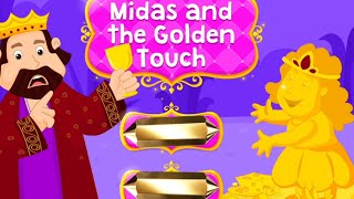 quotMidas and The Golden Touchquot🪙Classic bedtime story📚Moral short story in English📖 Kidloland📚Folktale [upl. by Eelram]