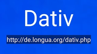 Dativ dativ dem der den deutsch httpdelonguaorgdativphp [upl. by Jeannine443]