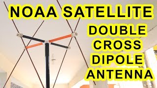 Double Cross Satellite Antenna  137Mhz  NOAA  RTLSDR  APT Reception wwwarnabkumardascom [upl. by Beyer]