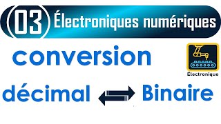 003 Conversion de décimal en binaire et de binaire en décimal [upl. by Ardnikat21]