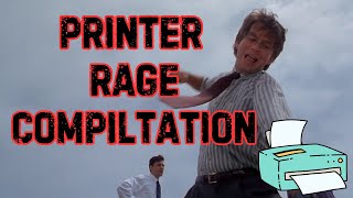 OFFICE SPACE PRINTER RAGE COMPILATION [upl. by Scarface]