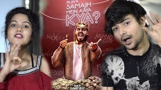 EMIWAYSAMAJH MEIN AAYA KYA OFFICIAL MUSIC VIDEO  Reaction  Pooja Rathi  Shubham Vyas [upl. by Yboc522]