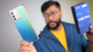 vivo V23 Pro 5G Unboxing  Color Changing Phone [upl. by Ciccia]