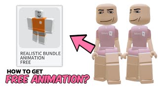 HOW TO GET THE NEW FREE REALISTIC  IDLE ANIMATION 😉 [upl. by Leake]