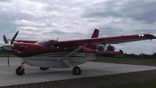 Daher Formerly Quest Kodiak Start Up and Departure at RPUI  Pratt and Whitney PT6 Startup [upl. by Ecirehc128]