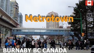 BURNABY BC CANADA on Feb 29 2024  Vancouver Canada Walk Metropolis at Metrotown Burnaby [upl. by Lemak]