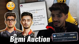 Ghatak New Team 🤔 Zgod React On Auction In Bgmi  😯 [upl. by Aihsekin182]