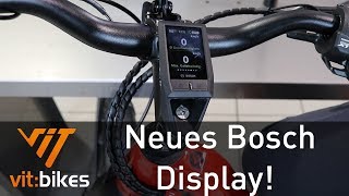 Bosch Kiox Display Wir stellen es vor  vitbikesTV [upl. by Atilemrac44]