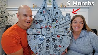 THIS TOOK US 9 MONTHS TO BUILD  Largest Star Wars LEGO Ship [upl. by Koralle]