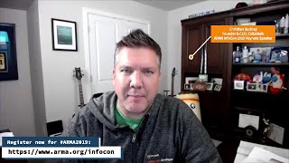 ARMA InfoCon 2019 KEYNOTE Interview Christian Buckley [upl. by Nurse]