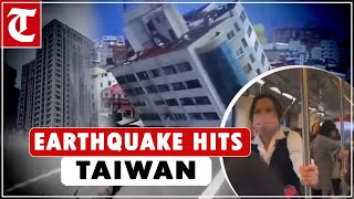 Dramatic visuals surface as 72magnitude earthquake hits Taiwan [upl. by Alit]