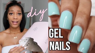 How To Apply Nail Tips On Yourself Using Gel [upl. by Serge]