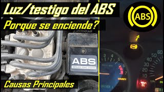 Causas por las que la luz del ABS se que encendida en el tablero [upl. by Styles]