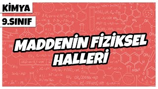 9 Sınıf Kimya  Maddenin Fiziksel Halleri  2022 [upl. by Modnarb]