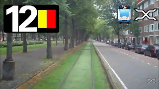 🚊 GVB Amsterdam Tramlijn 12 Cabinerit Amstelstation  Station Sloterdijk Drivers view POV [upl. by Channa738]