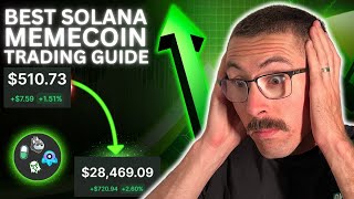 How I Trade Meme Coins on Solana MEME COIN TRADING [upl. by Joanie]