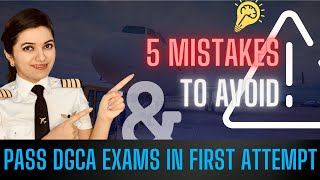 Avoid these 5 mistakes in DGCA EXAMS Preparation  Pilot Studies [upl. by Auqemahs382]