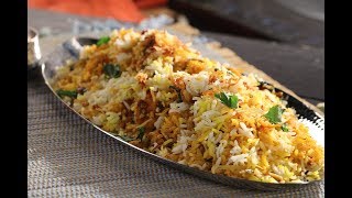 Prawn Biryani  Sanjeev Kapoor Khazana [upl. by Lulita362]