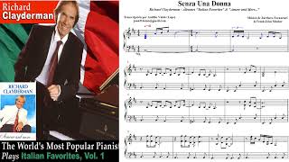 Senza una Donna  Partitura de Richard Clayderman [upl. by Mueller156]