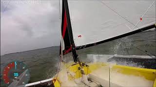 Strike 20 trimaran reaching fast on May8th [upl. by Serilda]