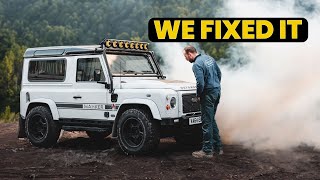 We FIXED this BMW M57 Defender Engine Swap Issue  Mahker Weekly EP104 [upl. by Narag818]