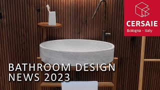 Cersaie 2023 An overview of sanitaryware novelties at the Bologna show Trends in bathroom design [upl. by Eirellav]