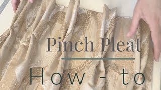 Pinch Pleat Interlined Curtains  How To  The Curtain Boutique [upl. by Martineau]