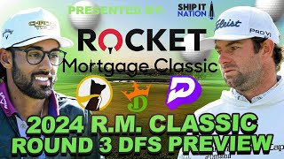 2024 RM Classic Round 3 Preview  Live chat  Draftkings DFS Showdown Underdog  Prize Picks Props [upl. by Felipe562]