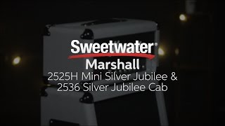 Marshall 2525H Mini Silver Jubilee Amp Head and 2536 Silver Jubilee Cab Demo [upl. by Odnalra785]