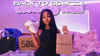 1000 BACK TO SCHOOL CLOTHING HAUL  shein skims plt fashion nova etc… [upl. by Eannej]