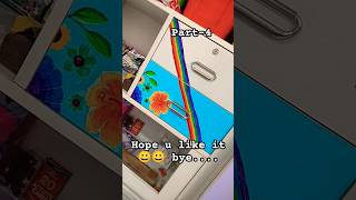 Part4 of paint my cupboard fypシ゚ artandcraft sketch drawing doodle paint painting [upl. by Grodin595]