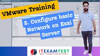 VMware Training 2 Configure basic Network on Esxi Server technology vmware esxi [upl. by Nnylyaj577]