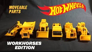 HOTWHEELS  WORKHOUSES EDITION  MOVEABLE PARTS  RARE [upl. by Roz]