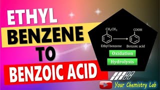 Ethyl Benzene to Benzoic acid conversion Organic chemistry [upl. by Broucek743]