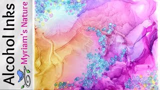 49 Alcohol Ink WISPY Looks  embellishments  Detailed Tutorial [upl. by Aicenaj]