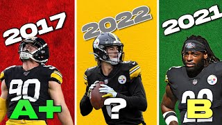 Grading EVERY Draft Pick From The Pittsburgh Steelers Since 2017 [upl. by Kistner]