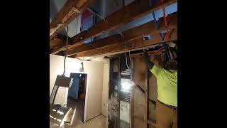 Day 1 joist beam replacement 4 [upl. by Koziara]