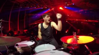 2CELLOS  Whole Lotta Love Live at Arena di Verona  DRUM CAM  Dusan Kranjc [upl. by Yorztif]