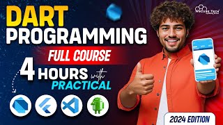 DART Tutorial for Beginners 2024  Learn Flutter Dart Programming in 4 Hours with Practical [upl. by Ecinehs]