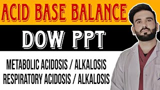 Acid and base balance  alkalosis and acidosis  dow university [upl. by Carlton]